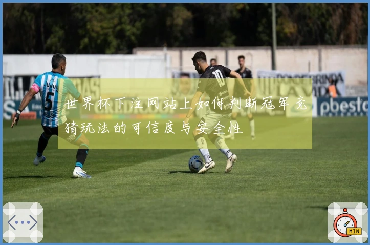 世界杯下注网站上如何判断冠军竞猜玩法的可信度与安全性